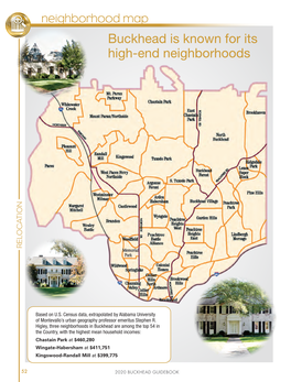 Neighborhood Map Buckhead Is Known for Its High-End Neighborhoods RELOCATION