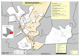 Carte Des Réalisations Du Programme RELAC I Et RELAC II Dans