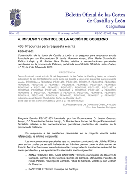 X Legislatura 4. IMPULSO Y CONTROL DE LA ACCIÓN DE