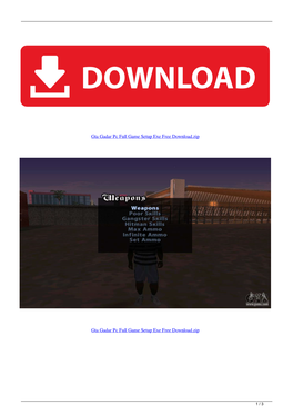 Gta Gadar Pc Full Game Setup Exe Free Download.Zip