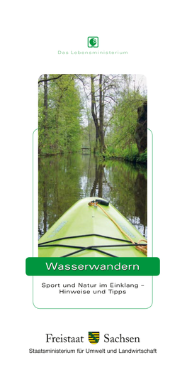 Faltblatt Wasserwandern (PDF)