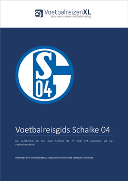Voetbalreisgids Schalke 04