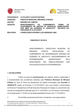 Processo Nº : 21.574-0/2017 (Autos Digitais) Principal