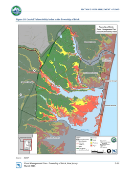 SECTION 5: RISK ASSESSMENT – FLOOD Flood Management Plan – Township of Brick, New Jersey 5-39 March 2016 Figure 18. Coastal