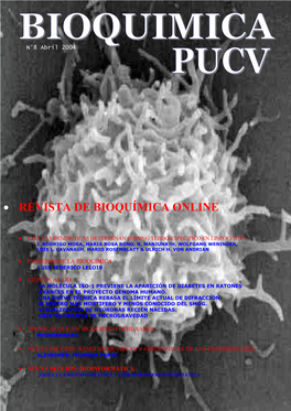 • Revista De Bioquímica Online