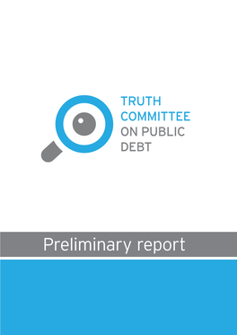 Preliminary Report by the Truth Committee on Public Debt