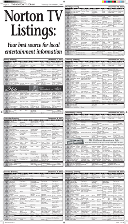 06 12-4 TV Guide.Indd 1 12/4/07 7:12:21 AM