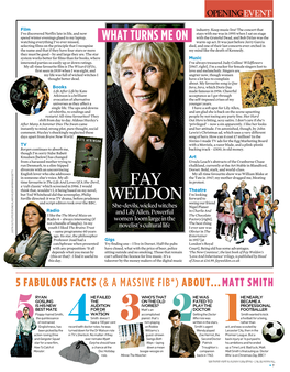 Fay Weldon’S (This Or That)’