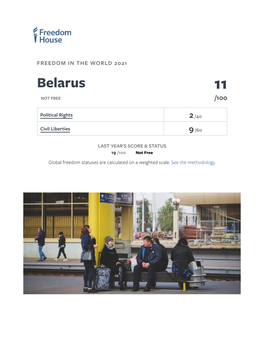 Belarus: Freedom in the World 2021 Country Report