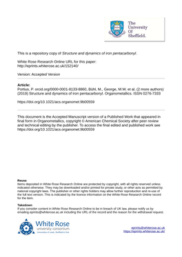 Structure and Dynamics of Iron Pentacarbonyl