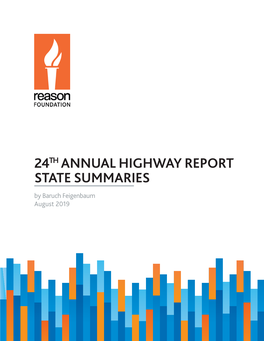 24Th Annual Highway Report's State-By-State Summaries