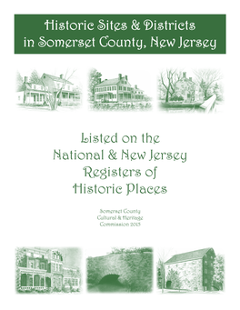 Listed on the National & New Jersey Registers of Historic Places Historic