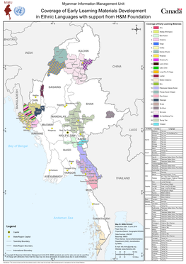 Coverage of Early Learning Materials Development in Ethnic Languages with Support from H&M Foundation