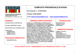 Comitato Provinciale Di Pavia