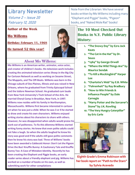 Library Newsletter