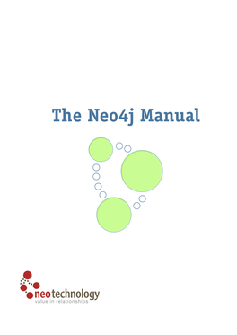 The Neo4j Manual V1.9.M04