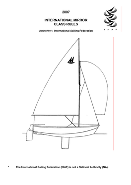 2007 International Mirror Class Rules