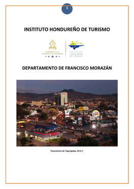 1 Instituto Hondureño De Turismo Departamento De