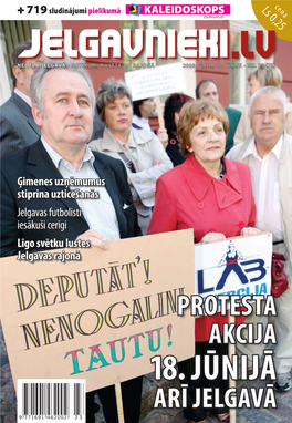 Protesta Akcija Arī Jelgavā