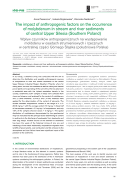 The Impact of Anthropogenic Factors on the Occurrence Of