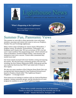 Lighthouse News