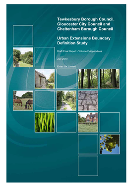 Tewkesbury Borough Council, Gloucester City Council and Cheltenham Borough Council Urban Extensions Boundary Definition Study