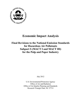 Economic Impact Analysis