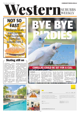 NOT SO FAST BYE BYE Nedlands Locals Want Burger Chains Blocked from Their BIRDIES Suburb Page 3