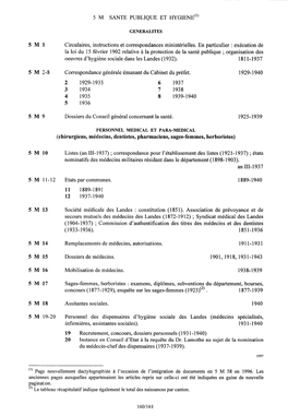 Administration Générale Et Économie Du Département (1800-1940)