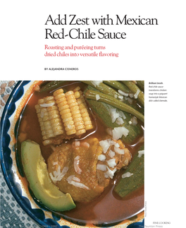Add Zestwith Mexican Red-Chile Sauce