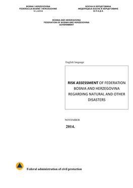 Risk Assessment of Bosnia and Herzegovina Regarding Natural Or