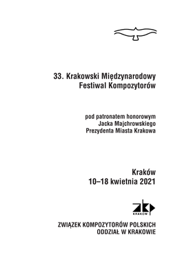 33Rd KIFC 2021 Program Booklet