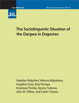The Sociolinguistic Situation of the Dargwa in Dagestan