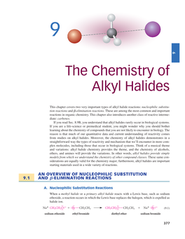 The Chemistry of Alkyl Halides