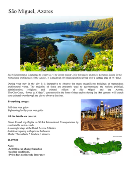 São Miguel Flyer