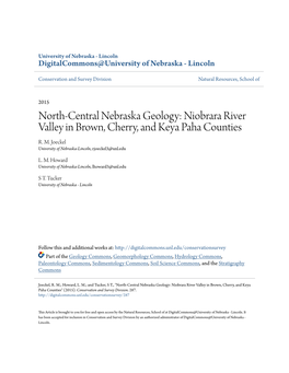 Niobrara River Valley in Brown, Cherry, and Keya Paha Counties R