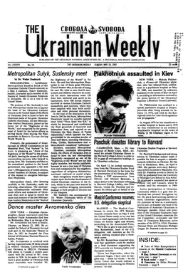 The Ukrainian Weekly 1981