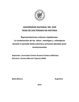 Carmen Canteratesis Doctoral