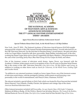 The National Academy of Television Arts & Sciences