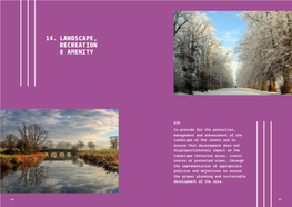 14. Landscape, Recreation & Amenity