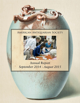 August 2015 Annual Report September 2014