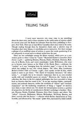 Telling Tales