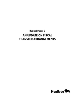 An Update on Fiscal Transfer Arrangements an Update on Fiscal Transfer Arrangements
