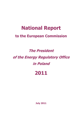 National Report 2011