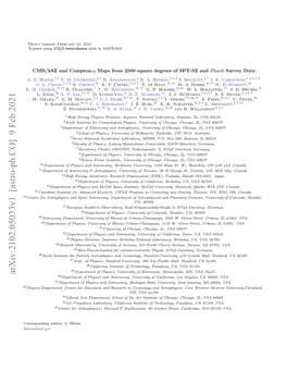 CMB/Ksz and Compton-$ Y $ Maps from 2500 Square Degrees of SPT-SZ and Planck Survey Data