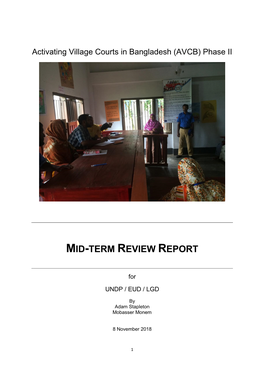 Mid-Term Review Report