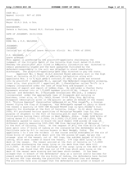 SUPREME COURT of INDIA Page 1 of 16