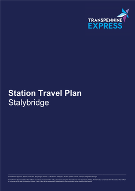 Station Travel Plan Stalybridge