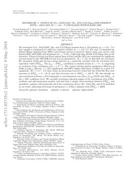 Arxiv:1711.03735V2 [Astro-Ph.GA] 9 May 2018