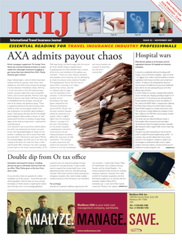 AXA Admits Payout Chaos